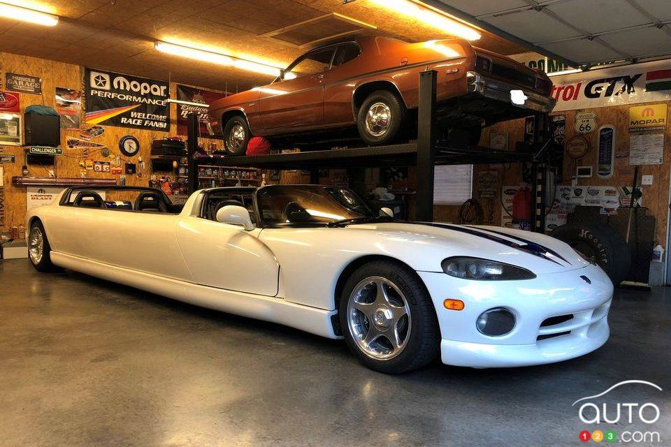 La Dodge Viper 'limousine' - En entreposage
